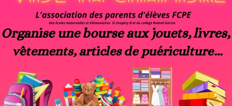 Vide ta chambre:  bourse aux jouets, livres, puériculture à Villeneuve-Saint-Georges