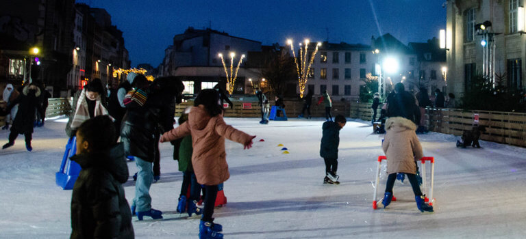 Les patinoires de Noël en Seine-Saint-Denis