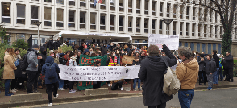 Créteil: les lycées du Val-de-Marne protestent contre leur nouvelle dotation horaire