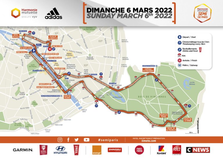 Bois de Vincennes 40 000 coureurs attendus au semimarathon de Paris