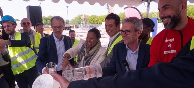 JO Paris 2024: le centre aquatique de Marville sort de terre entre La Courneuve et Saint-Denis