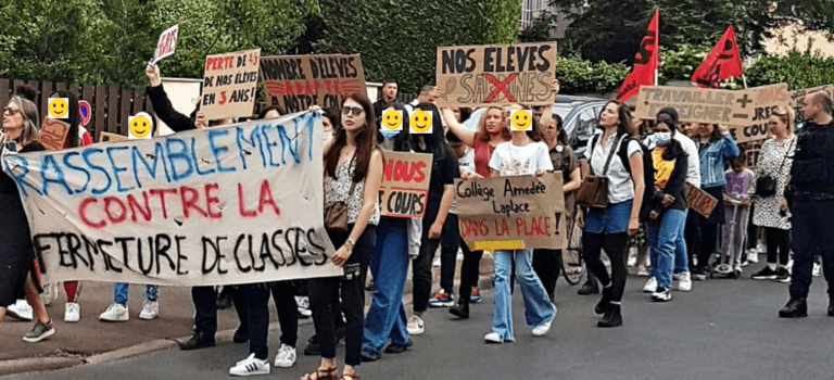 Créteil: le collège Laplace en grève contre la réduction de sa dotation horaire à la rentrée