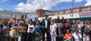 Législatives en Val-de-Marne: la Nupes pose réunie, en campagne sur l’hôpital