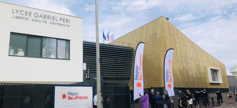 A Champigny-sur-Marne: le lycée Gabriel Péri entame sa nouvelle vie