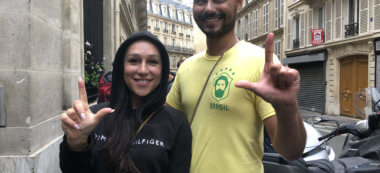 A Paris, les Brésiliens de France se sont rendus aux urnes avec enthousiasme