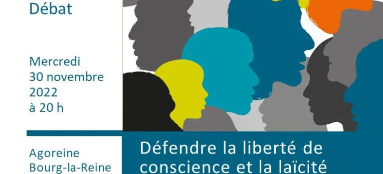 Défendre la liberté de conscience et la laïcité : conférence à Bourg-la-Reine