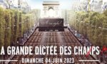 Paris : dictée géante des Champs Élysées mode d’emploi