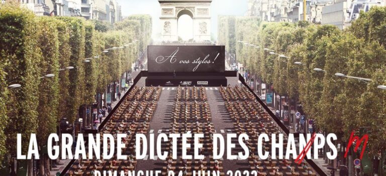 Paris : dictée géante des Champs Élysées mode d’emploi