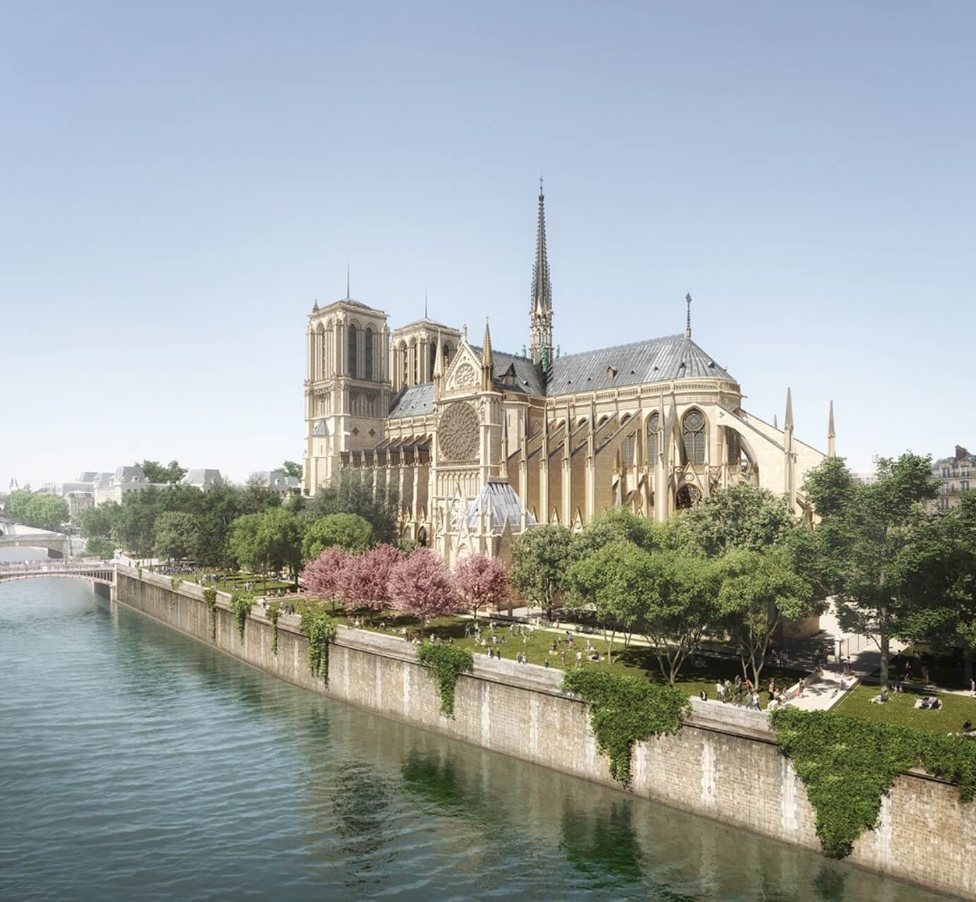 Trois ans de travaux autour de la Cathédrale de Paris, après les Jeux olympiques