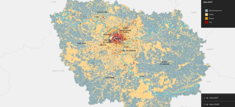 Canicule : la moitié des Franciliens résident dans un quartier à effet îlot de chaleur