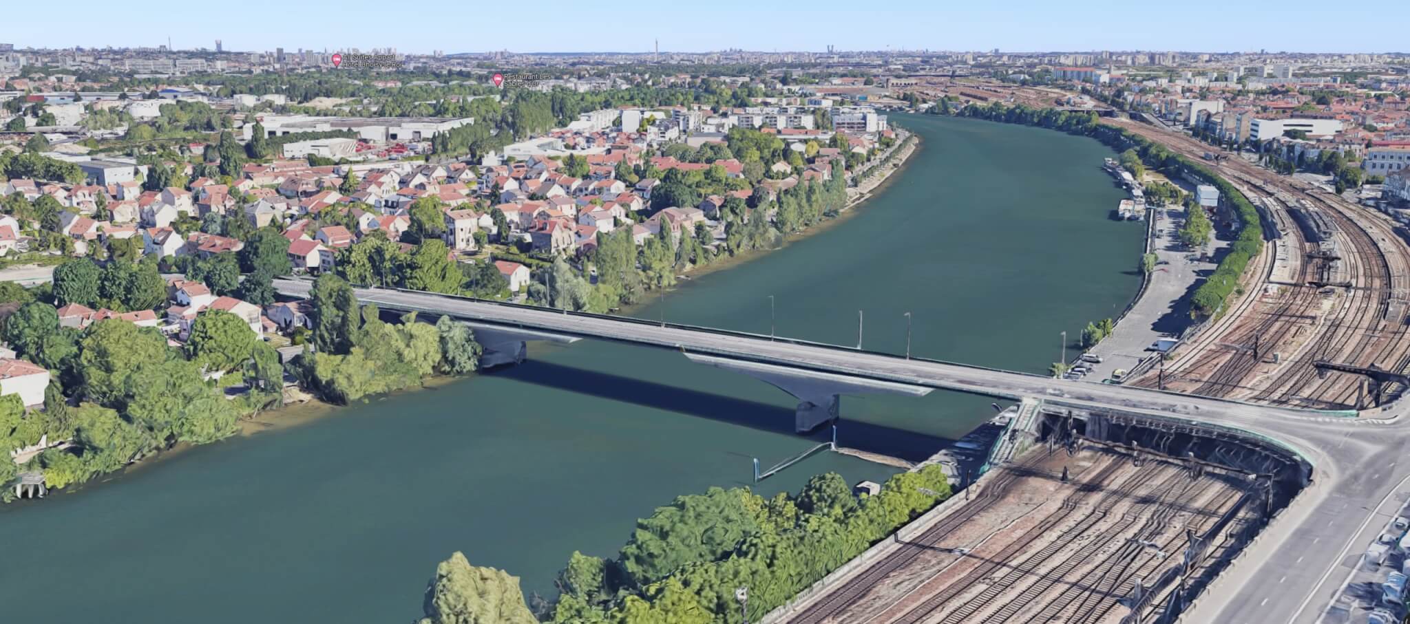 Fin Des Travaux Sur Le Pont Entre Villeneuve Le Roi Et Villeneuve Saint