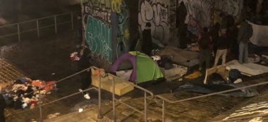 Nouveau campement évacué dans le 19e arrondissement de Paris