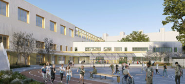 Créteil : le nouveau collège Louis Issaurat en images