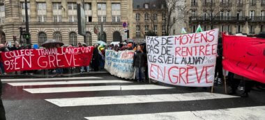 Des enseignants de Seine-Saint-Denis ont manifesté à Paris