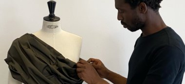 Depuis Villiers-sur-Marne, le créateur de mode Mossi Traoré trace sa route