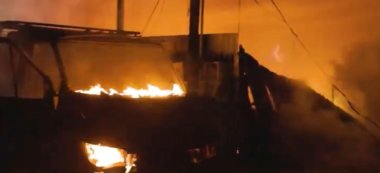 Ivry-sur-Seine : incendie du bidonville de la villa des Sorbiers