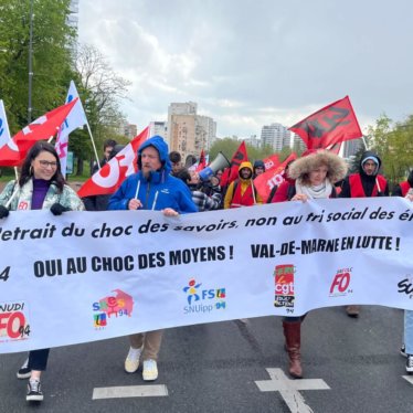 Val-de-Marne : des enseignants ont fait grève ce lundi, et manifesté leur colère à Créteil