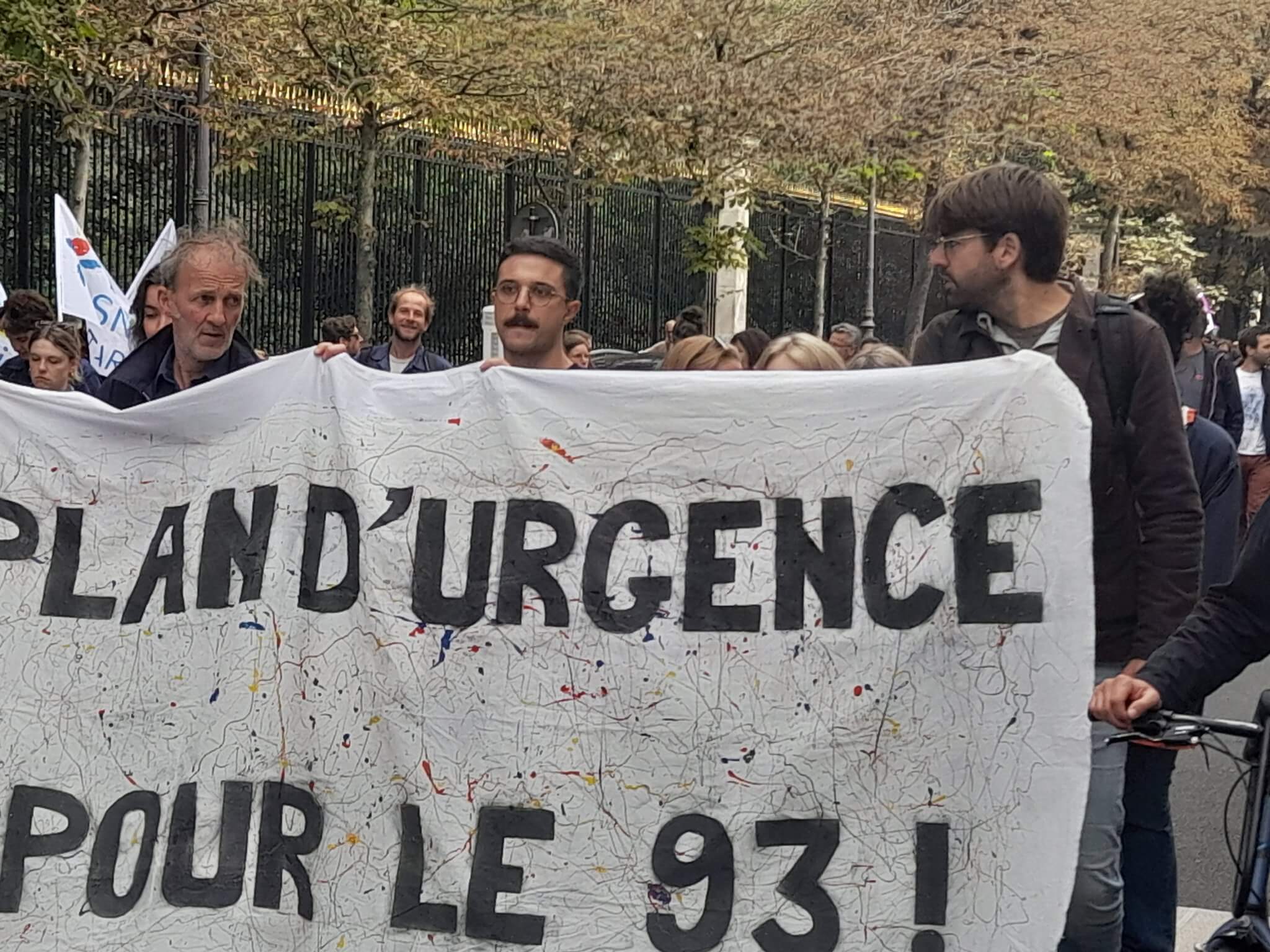 En manif à Paris, les enseignants de Seine-Saint-Denis réclament toujours un plan d’urgence