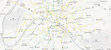 Open data : la pollution de l’air au-dessus des seuils dans 13 stations de métro et RER d’Ile-de-France 