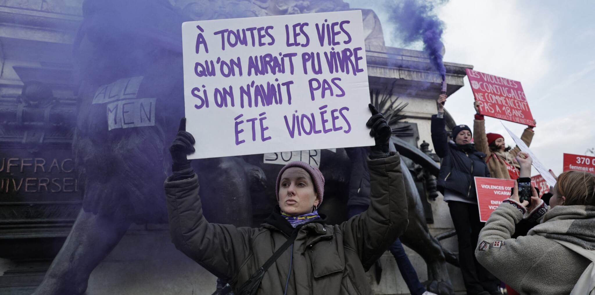 Marche contre les violences envers les femmes : des dizaines de milliers de personnes de Paris à Marseille