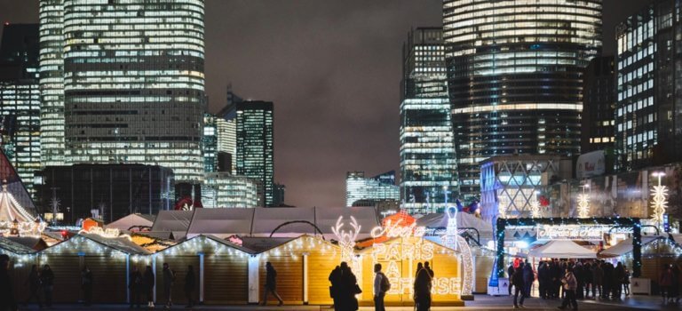 Le marché de Noël de La Défense à l’heure du Québec