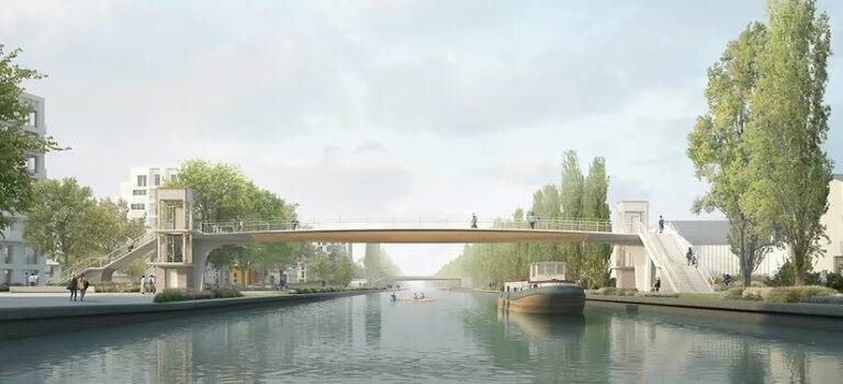 À Bondy, la future passerelle Pierre-Marie Taillepied sera livrée à l’automne 2025